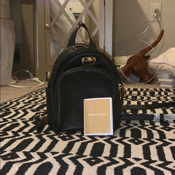 Michael Kors Abbey Black Backpack
